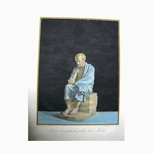 Giò. Brunet, Desconocido Statue of an Important Greek Man, Aguafuerte, 1794