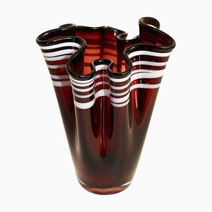 Vase Foulard en Verre Murano, 1960s