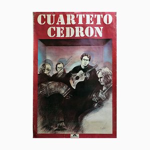 Cuarteto Cedron, 1977, Chances Poster Polydor, Argentina