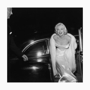 Marilyn Monroe Silver Gelatin Resin Print Framed in White by Murray Garrett