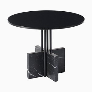 Tavolino da caffè Gravity in marmo nero di Hanne Willmann per Favius