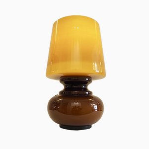Glass Table Lamp from Veart, 1970s