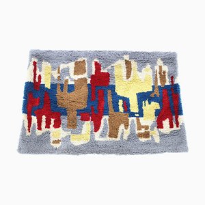 Tapis Mid-Century en Laine de Style Ege Rya, Danemark, 1970s