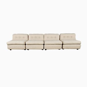 Amanta Sofa by Mario Bellini for B&B Italia, 1970s, Set of 4