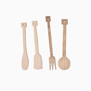 Kitchen Utensils by Antonio Aricò, Set of 9