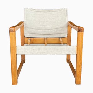 Vintage Canvas Diana Chair by Karin Mobring for Ikea