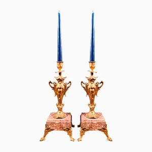 Napoleon III Kerzenständer, 2er Set