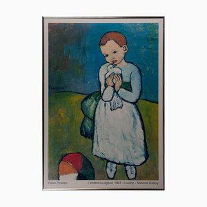 Poster di L'enfant au pigeon di Pablo Picasso