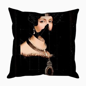 Black Celia Cushion by Mineheart