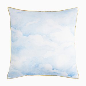 Smokey Blue Clouds Cushion