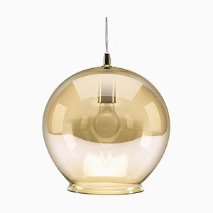 Cauldron Amber Tint Pendant Lamp