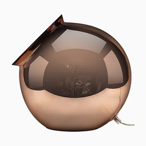 Cauldron Mirrored Copper Table Lamp