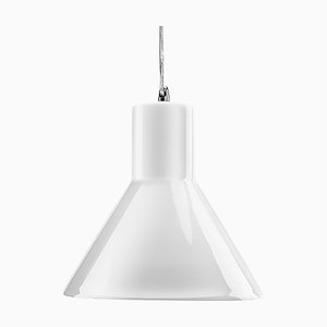 Funnel Gloss White Pendant Lamp