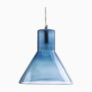 Lámpara colgante Funnel en azul claro