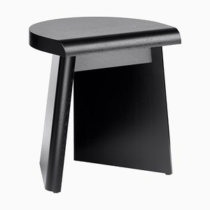 Portoa Stool in Black Stained Oak by Christian Haas for Favius