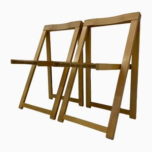 Folding Chairs by Aldo Jacober for Alberto Bazzani, 1960s, Set of 2