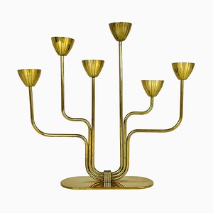 Candelabro de latón y metal de Gunnar Andersen, años 60