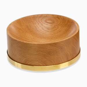 Small Dish with Lid in Oak by Anna Weber for Favius