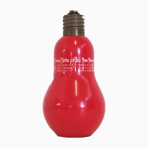 Bottiglia a forma di lampadina di Cremacuè Due Moretti, anni '70