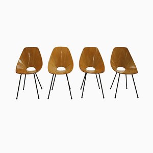 Italian Medea Chairs by Vittorio Nobili, 1950s, Set of 4