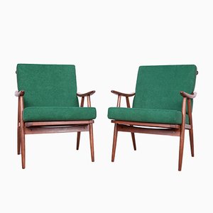Set of Armchairs from Ton, 1960s