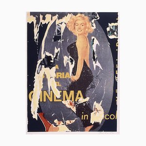 Mimmo Rotella, La historia del cine, la serigrafía y el collage