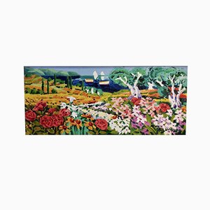 Athos Faccincani, Il Racconto Degli Ulivi, Acryl auf Leinwand