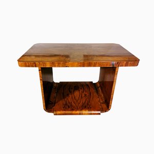 Austrian Art Deco Walnut Briar Table