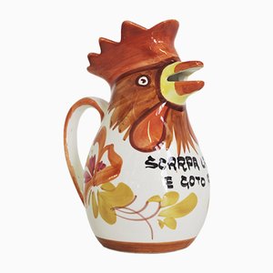 Rooster-Shaped Jug from Bassano, 1970s