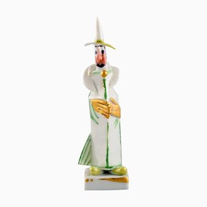 Figurine en Porcelaine Peinte à la Main par Peter Strang pour Meissen, Fin du 20ème Siècle