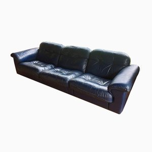 DS 101 Leather Sofa from de Sede, 1960s