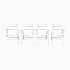 Buffalo Folding Chairs, 1970s, Set of 4