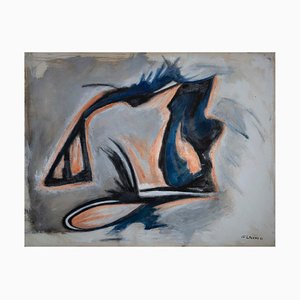 Giorgio Lo Fermo, Abstract Shape, óleo sobre lienzo, 2021