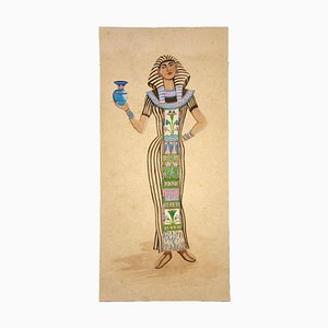 Unknown, Costume for Aida, Tempera and Watercolor, 1920s