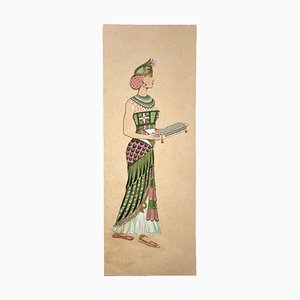 Unknown, Costume for Aida, Tempera and Watercolor, 1920s