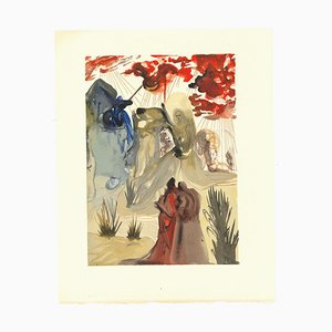 Salvador Dalí­, The Divine Forest, Woodcut Print, 1963