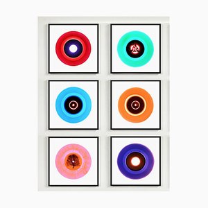 B Side Vinyl Collection, Six Piece Set, Pop Art Colour Photography 2014-2017