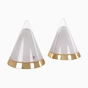 Kibo Blown Glass Table Lamps by Peill & Putzler, 1970s, Set of 2