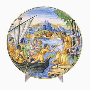 Piatto Castelli in ceramica, Xnumxth Century