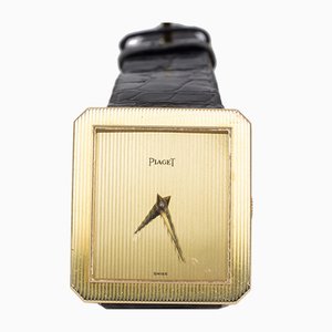 Orologio da polso vintage in oro 18k di Piaget, anni '80