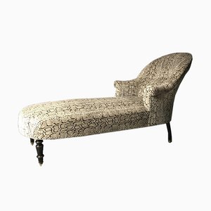 Velvet Snakeskin Lounge Chair