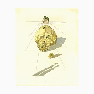Salvador Dalí, Ugolino and Ruggieri, Woodcut Print, 1963