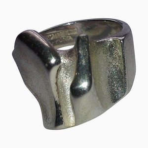 Finnish Modern Sterling Silver Ring