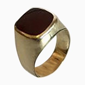 Red Stone & Gold Ring