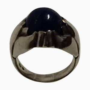 Sterling Silver Ring with Lapis Lazuli No. 59 from Georg Jensen