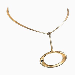 14 Karat Gold Necklace Pendant No 103 in 14 Karat from Hans Hansen