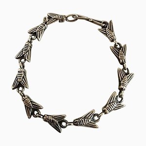 Bracelet en Argent Sterling avec Fly Links de Hans Hansen