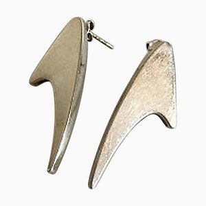 Sterling Silver Earrings by Bent Knudsen