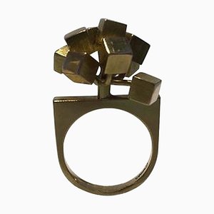 14 Karat Gold Ring by Hans Hansen