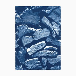 Naturalistic Blue Wood Cyanotype Print, 2020